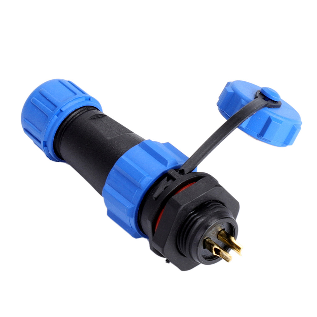 IP68 SP13 2Pin ขั้วต่อซ็อกเก็ตปลั๊กพลาสติกกันน้ํา ( 2Pin)