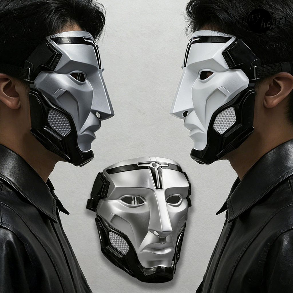 Sunnyheart Squad Jailer หน้ากากพลาสติกคอสเพลย์หน้ากากสําหรับปาร์ตี้ฮาโลวีนบทบาทเล่น Prop สําหรับผู้ใ