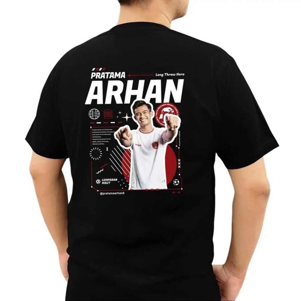 Flexclothsby - เสื้อยืดของเราพร้อมเสื้อ Pratama Arhan - Viral Word - ผ้าฝ้ายหวี 30s พรีเมี่ยมสําหรับ