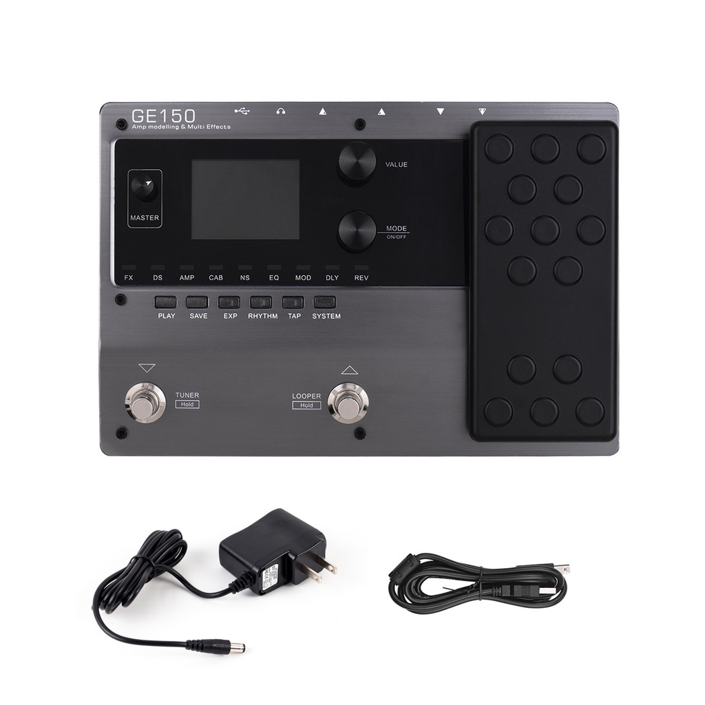 [YIB] MOOER GE150 Amp Modelling & Multi Effects Pedal 55 เครื่องขยายเสียงรุ่น 151 80s Looper 40 กลอง