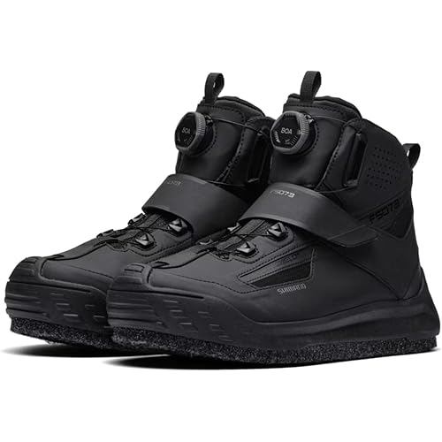 SHIMANO DS Quick Game Shoes Cut Rubber Pin Felt FS-073Y Black 26.5