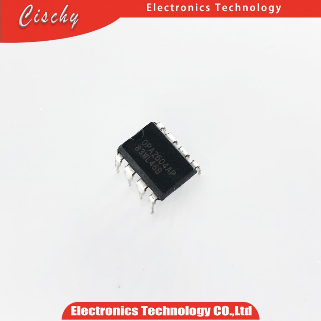 5PCS OPA2604AP DIP8 OPA2604A DIP OPA2604 DIP 8 2604AP Dual FET อินพุต,ต่ํา Distortion OPERATIONAL AM