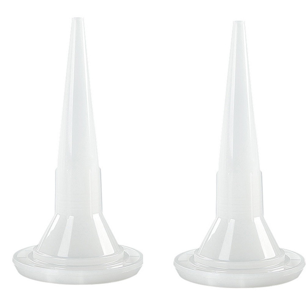 [จัดส่งรวดเร็ว]2pcs  for Structural Glue Nozzle Plastic  Caulk Nozzle Glass Glue Tip Mouth