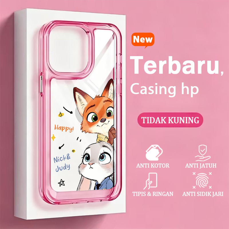 Rabbit Premium Clear Case Hp Vivo Y05 V70 Fe V60 Lite Y19S Pro Y03T Y27 T1 Y18 Y100 Iqoo Z10R 5G Y36