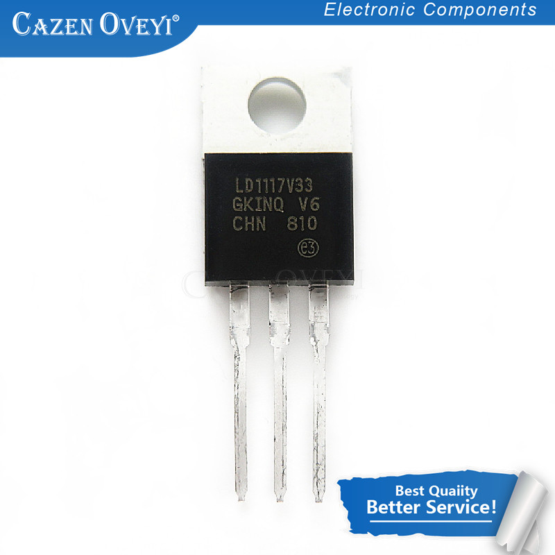 10 ชิ้น/ล็อต LD1117V33 LD1117AV33 ถึง 220 ในสต็อก