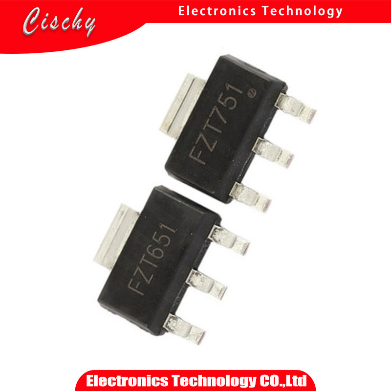 (5 ชิ้น 10 ชิ้น) FZT605TA FZT651TA FZT653TA FZT751TA FZT968TA FZT605 FZT651 FZT653 FZT751 FZT968 SOT