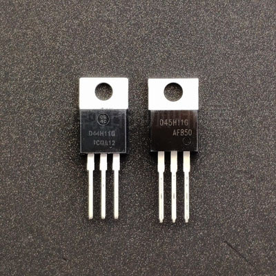 45H11G D44H11G อินไลน์ PNP ทรานซิสเตอร์ TO220 D45H11 D44H11 TO252 MJD44H11G MJD45H11G 10 ชิ้น /1 จํา
