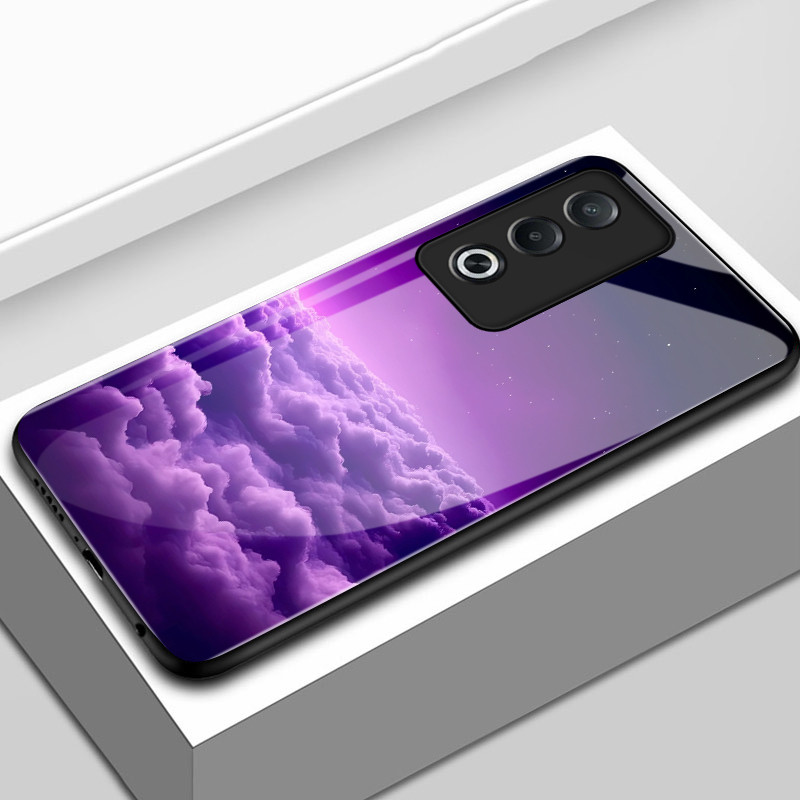 เคสสำหรับ OPPO A3 Pro 5G A80 5G เคสโทรศัพท์ทิวทัศน์ที่สวยงามเปลือกแก้วกันกระแทก