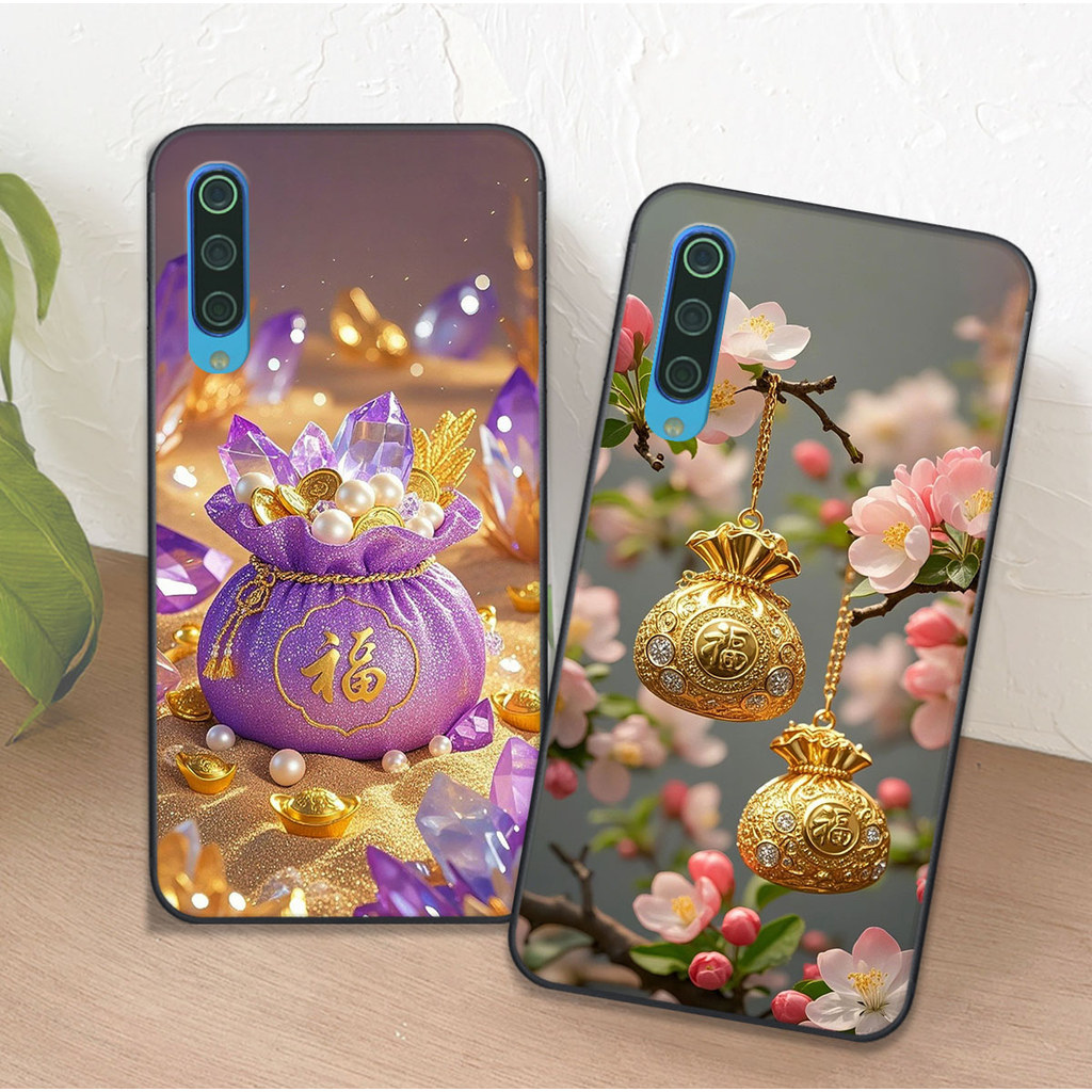 Xiaomi Mi 9 SE CASE พิมพ์ลายถุงนําโชค V CASE