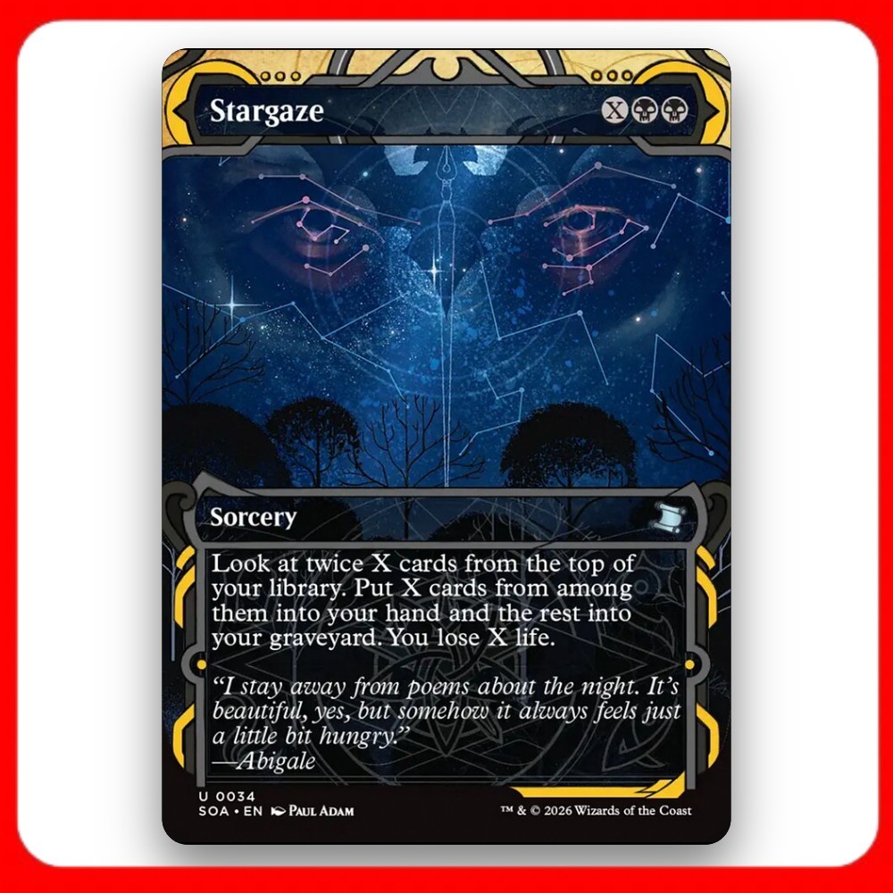 [MTG] Stargaze (Showcase) (#34) [SOA] [BLACK] [UNCOM] | Magic the Gathering
