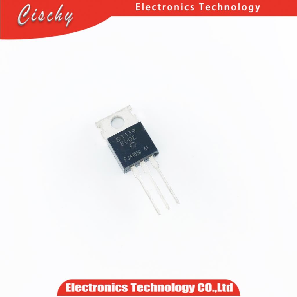 10 ชิ้น BT139 800E BT139 BT139 800 800V 16A Triacs RAIL TRIAC TO 220