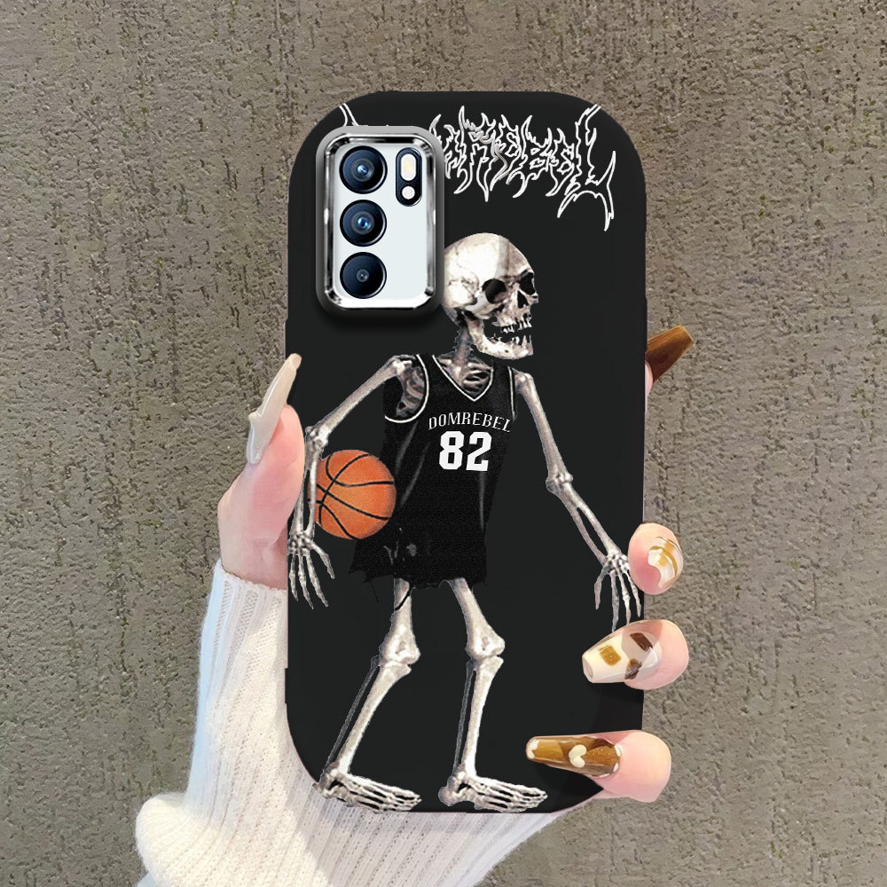 HP OPPO Reno 3 4 4f 5 6 7z 8 8T 8Z 4G 5G NEO9 ล่าสุดปลอกโทรศัพท์มือถือ DOMIBREBEL รูปแบบ 82 เคสมือถื