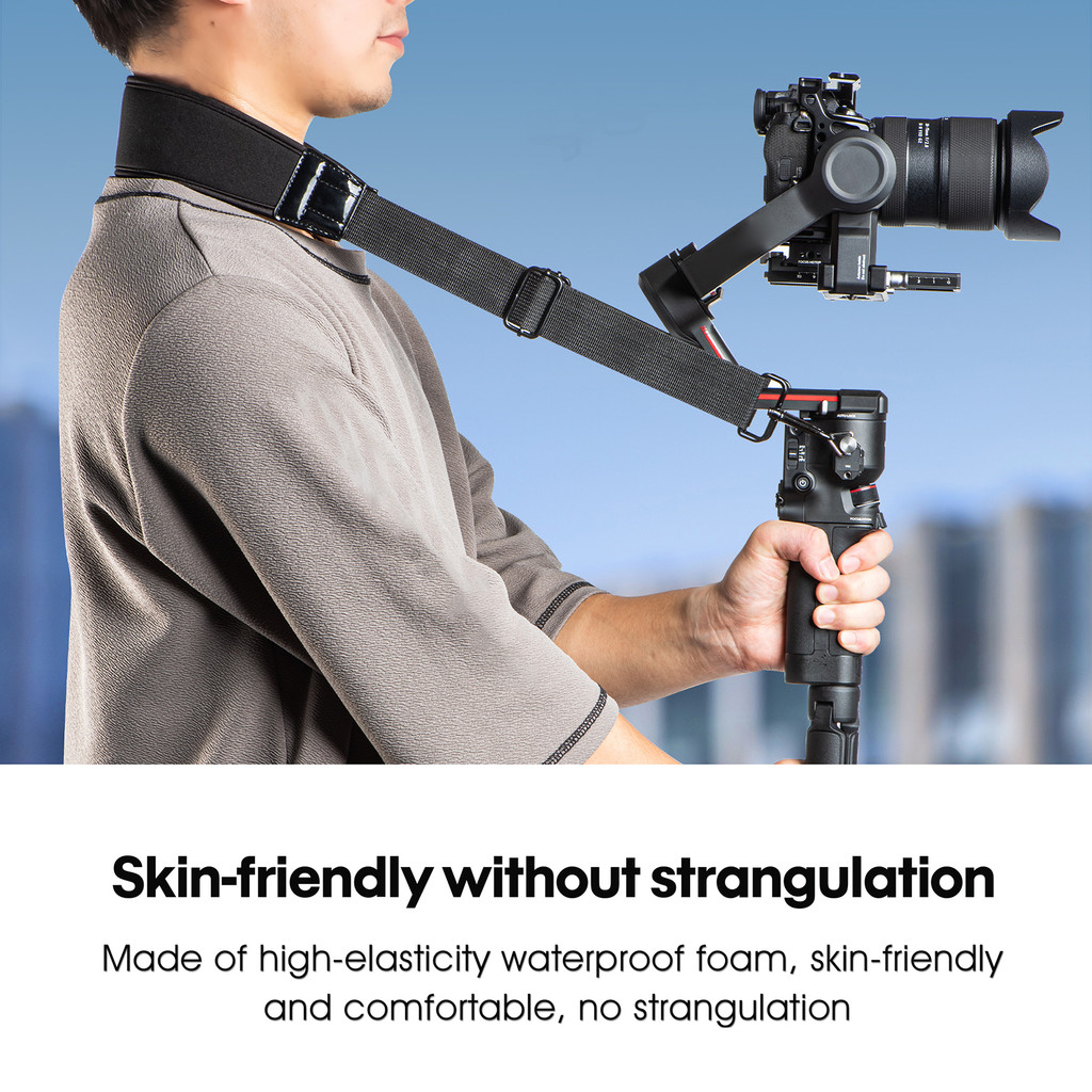 STARTRC Gimbal Stabilizer สายคล้องคอ Soft Sholder ปรับสําหรับ DJI Ronin RS 3/ 3 Pro/ mini อุปกรณ์เสร