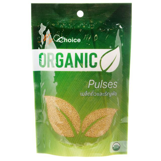 🌻 มายช้อยส์ข้าวฟ่างออร์แกนิค 200กรัม 🌈 8853474064267 🌴 My Choice Organic Hulled Millet 200g. 🍉 ของแห