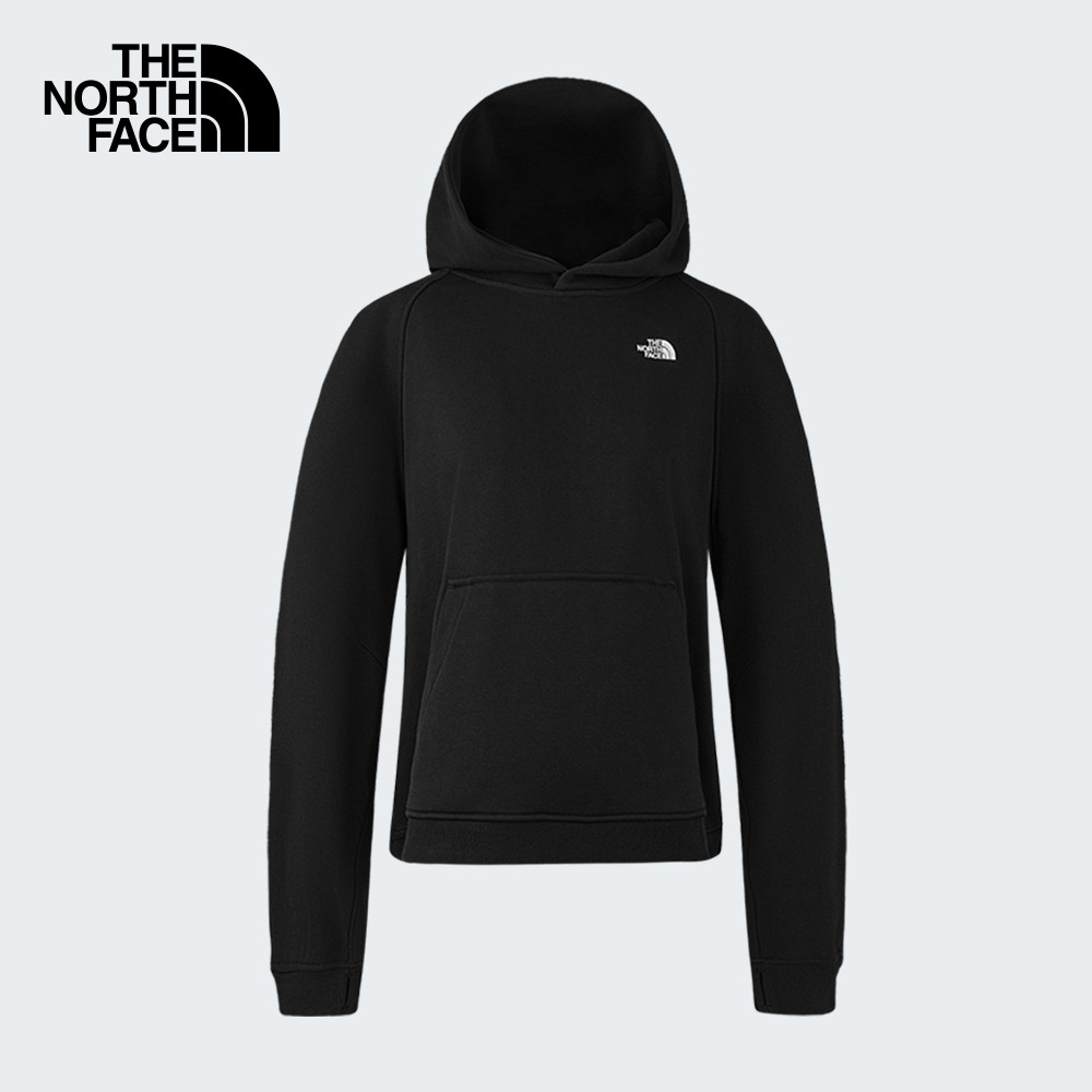 THE NORTH FACE WOMEN CROP HOODIE  (ดูตารางไซส์ ASIA/AP) - TNF BLACK เสื้อกันหนาวทรงครอป แขนยาว ฮู้ดดี้ ผู้หญิง
