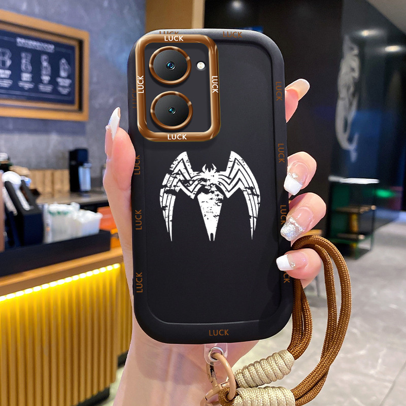 เคส VIVO Y03 Y03T Y18 Y18E Y18I Y18T Y28s 5G Y37 5G เคส Little Monster พร้อมเชือกเส้นเล็ก