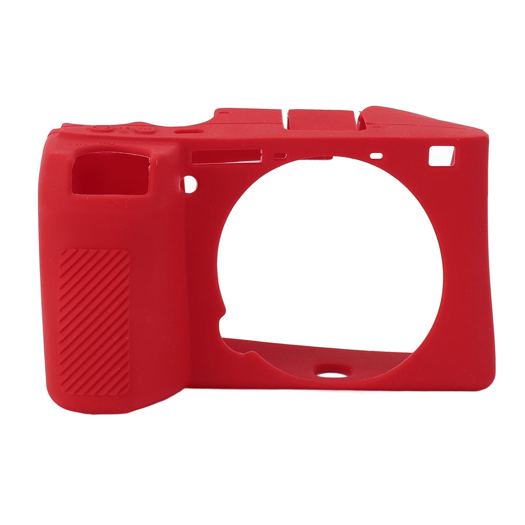 กล้อง Hood Case กันกระแทก Scratch Proof Soft ซิลิโคนฝาครอบป้องกันสําหรับ A6700 สีแดง PPC2