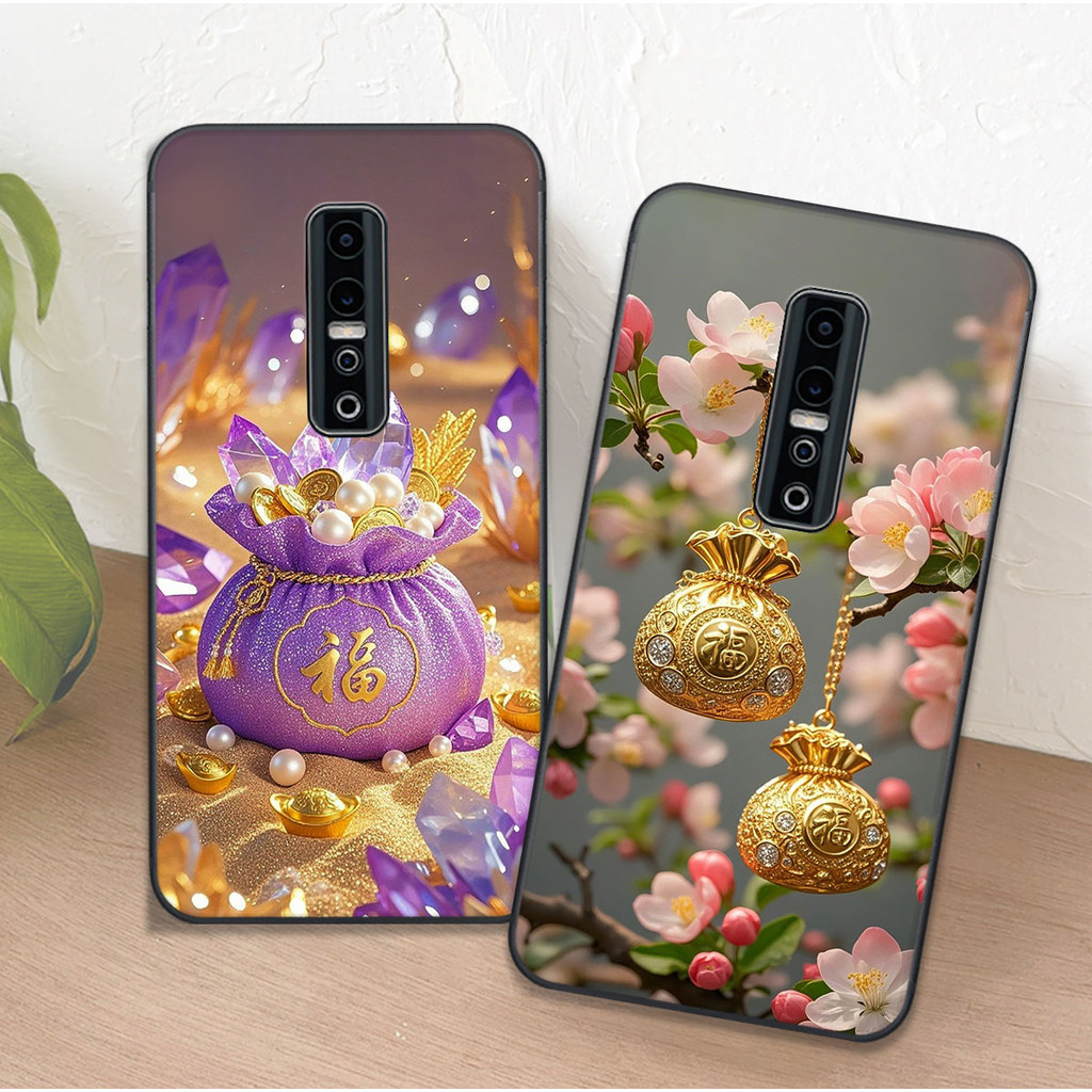 Vivo V17 / V17 Pro CASE พิมพ์ลายถุงนําโชค V CASE