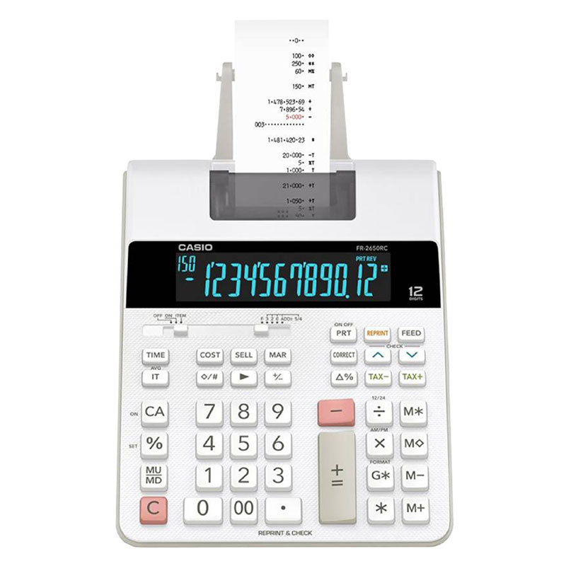 คาสิโอ เครื่องคิดเลขแบบพิมพ์ได้ รุ่น FR-2650RC 831542