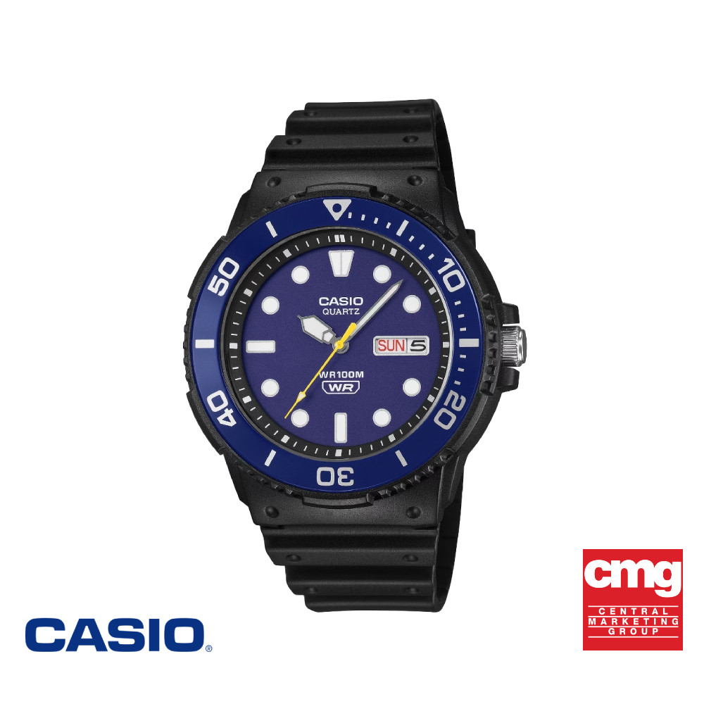 CASIO นาฬิกาข้อมือ CASIO รุ่น MRW-230H-2EVDF สายเรซิ่น สีน้ำเงิน