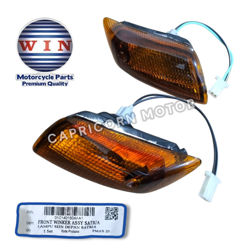 SATRIA 2-STROK 2T ป้ายเปลี่ยนหน้า ASSY WIN SIGN