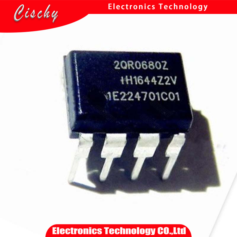 1 ชิ้น/ล็อต ICE2QR0680Z 2QR0680Z 20R0680Z DIP7 ในสต็อก