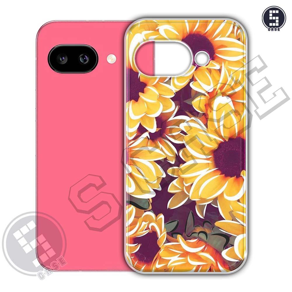 เคสสําหรับ Google Pixel 9A Pixel 10A หลายรุ่น SLC09 Flower Art