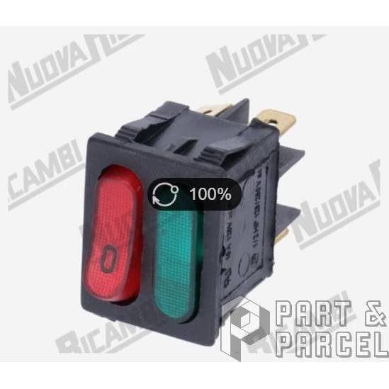 สวิชต์ 16A - 250V - HOLE 22x30mm LA PAVONI EUROPICCOLA/ GAGGIA (SKU: 701807 )