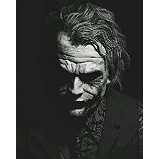 Joker Art พิมพ์ Joker พิมพ์ Joker Memoria Joker Art ภาพประกอบ Joker ภาพวาด Joker พิมพ์ Heath Ledger 