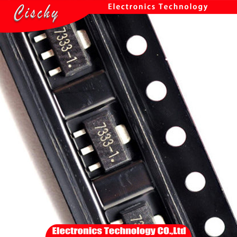 10PCS HT7333 A SOT89 HT7333 1 SOT 89 HT7333 7333 1 SMD 7333A 1 ใหม่และ IC