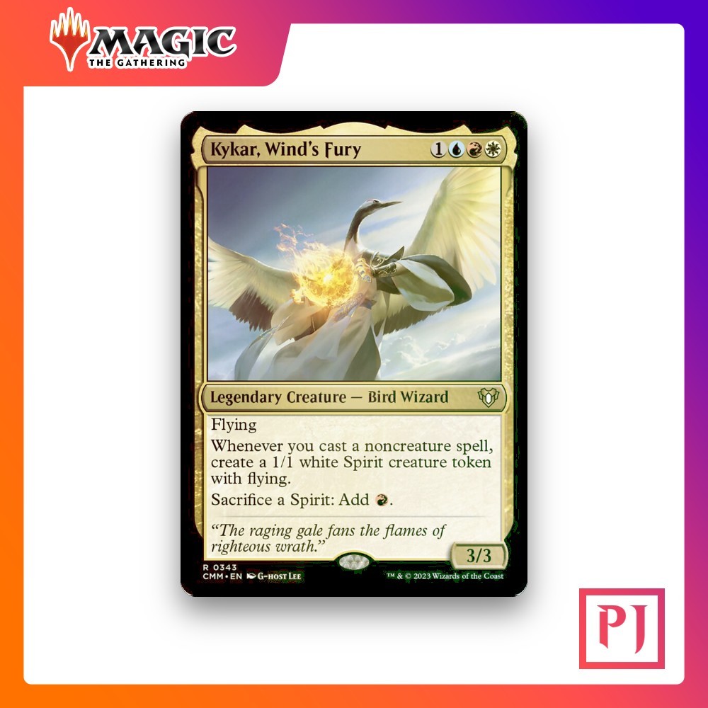 [MTG] Kykar, Wind's Fury (#343) [CMM] [MULTI] [RARE] | Magic the Gathering