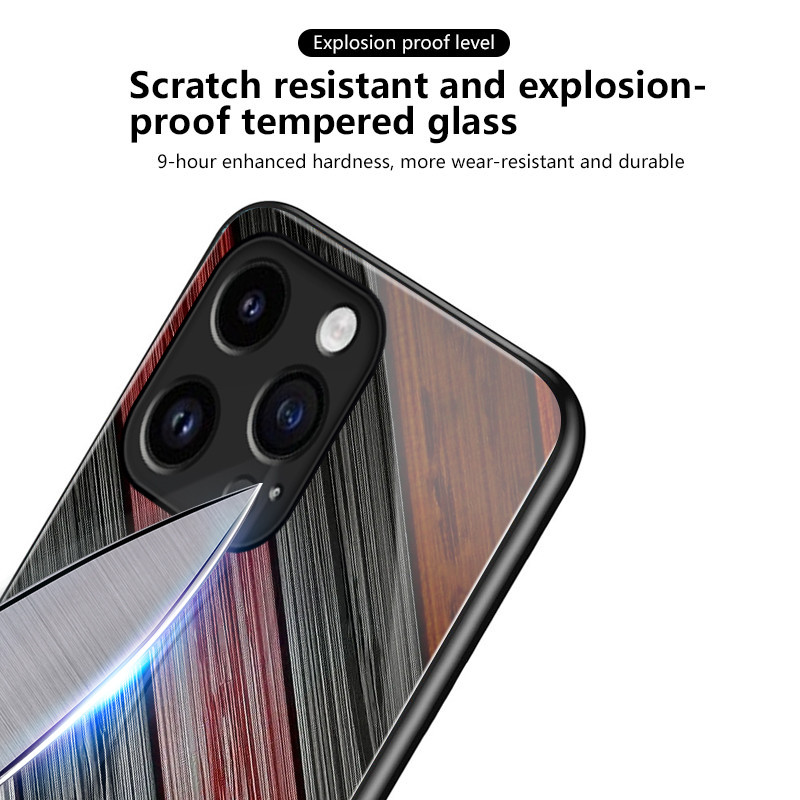 เคสสำหรับ Samsung A7 2018 เคสโทรศัพท์แบบใหม่สร้างสรรค์เปลือกแก้วกันกระแทก - รูปที่ 5