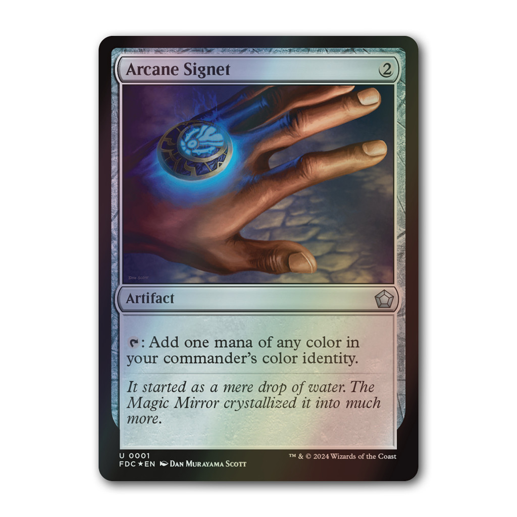 [MTG] Arcane Signet [FDC] [Colorless] [Uncom] [Foil] [ENG] [2024] (Magic: The Gathering)