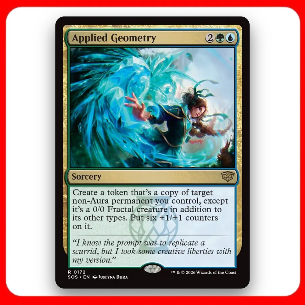 [MTG] Applied Geometry (#172) [SOS] [MULTI] [RARE] | Magic the Gathering