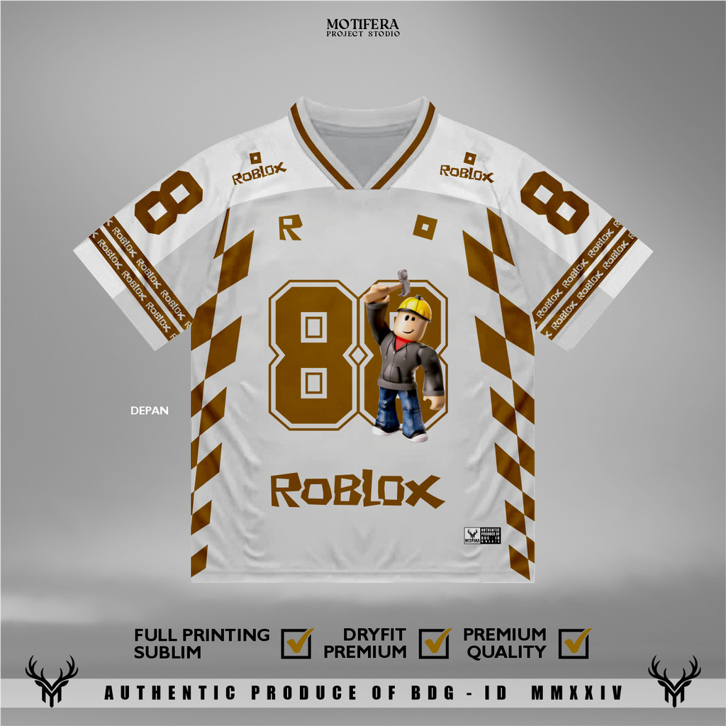 โรบ็อกซ์ 88 เกมเจอร์ซีย์เสื้อยืดสําหรับเด็กและผู้ใหญ่ชายและหญิงการพิมพ์เต็มรูปแบบ | เสื้อผ้าคู่รักคร
