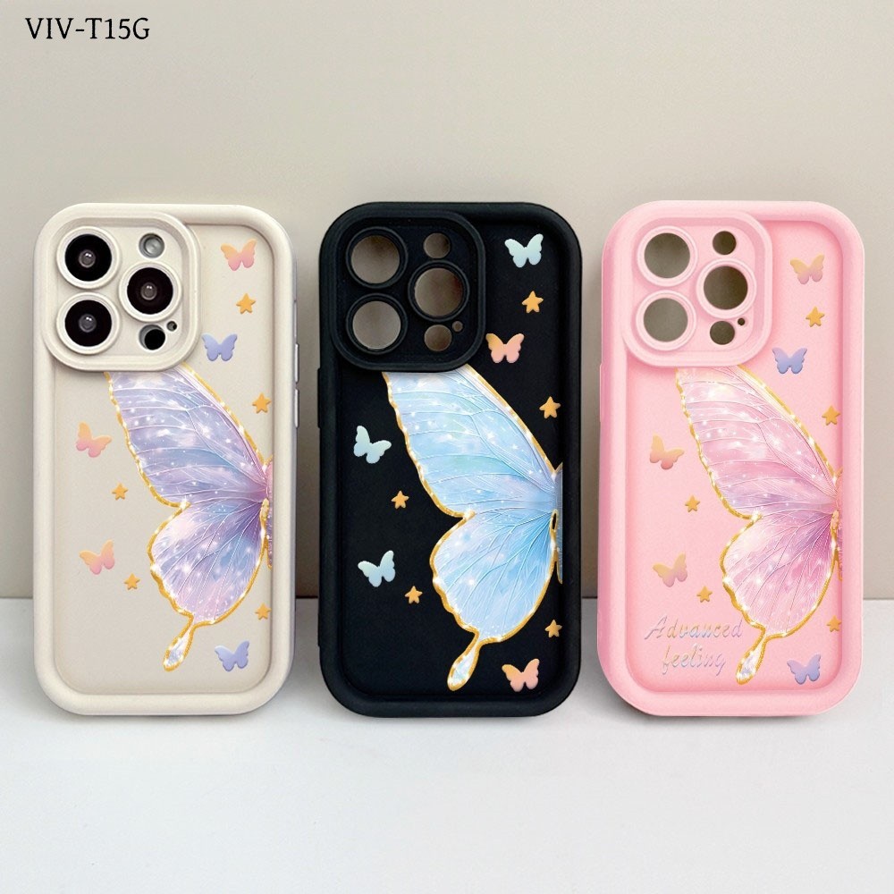 เคส For VIVO X200 T1 T1X Pro 5G เคสโทรศัพท์ เคสวีโว่ เคสนิ่ม Silicone Phone Case JGS