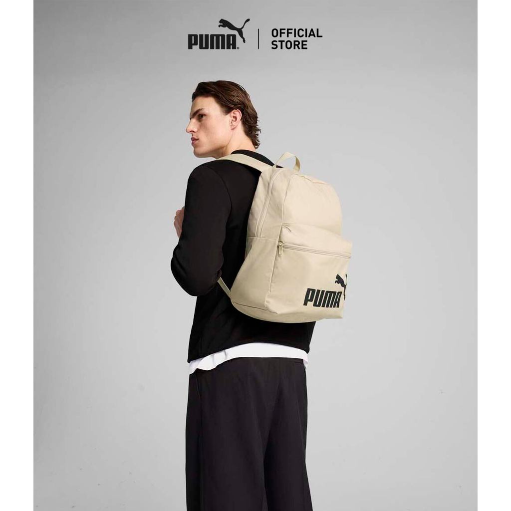 PUMA Basics กระเป๋าเป้ PUMA Phase สีเบจ - 09116404