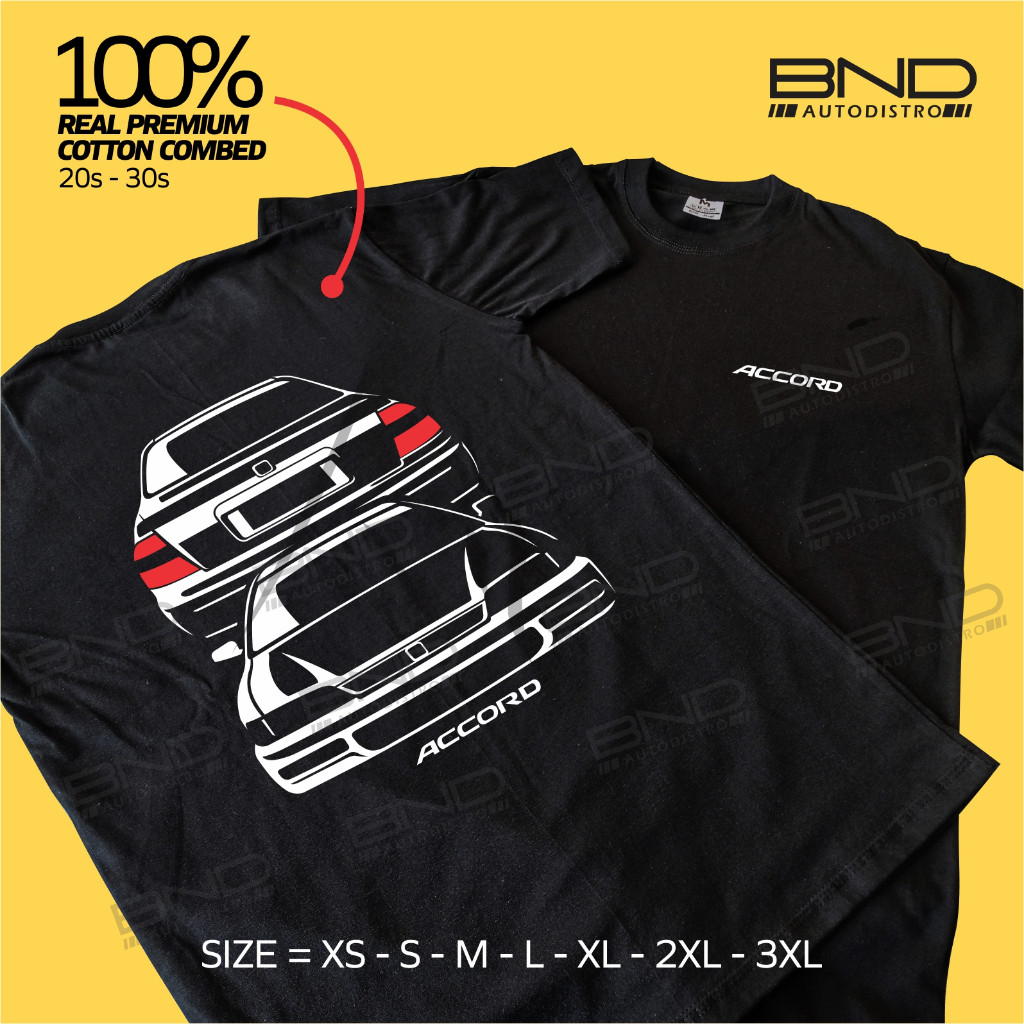 เจอร์ซีย์เสื้อยืด Honda Accord Cielo