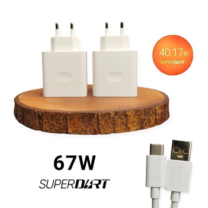 CHARGER RELME 67W SUPERDART ORIGINAL ADAPTER - TYPE-C CABLE