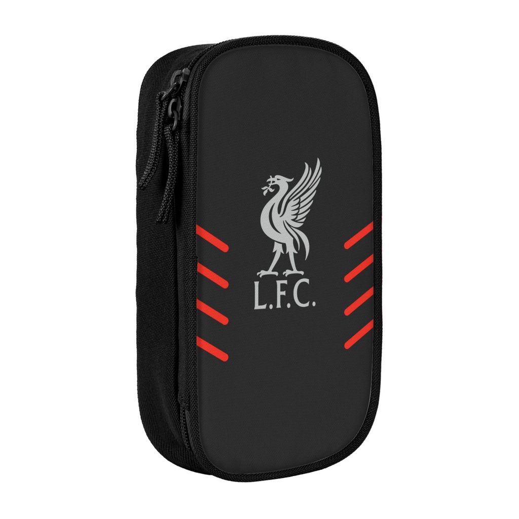 Liverpool พิมพ์กล่องดินสอความจุขนาดใหญ่หลายช่องกล่องเครื่องเขียนที่ใส่กระเป๋าดินสอโต๊ะสําหรับโรงเรียน Office Home