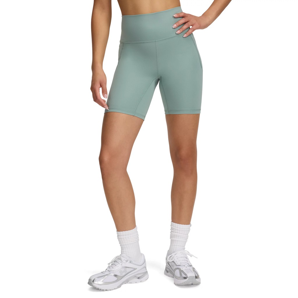 Under Armour กางเกงปั่นจักรยานขาสั้น 7 นิ้วสำหรับผู้หญิง UA Meridian ราคา ถูกที่สุด ดีลบีเคเค แกลเลอรีภาพที่ 2