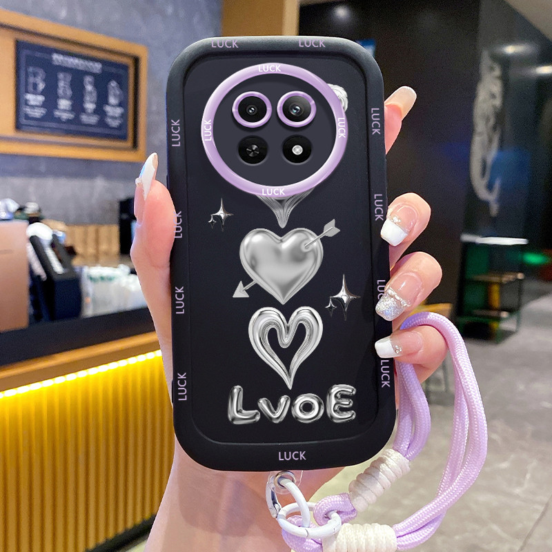 Realme 12 5G 13 5G C65 5G Narzo 70X 5G Narzo N65 5Gแฟชั่นพร้อมเชือกเส้นเล็ก