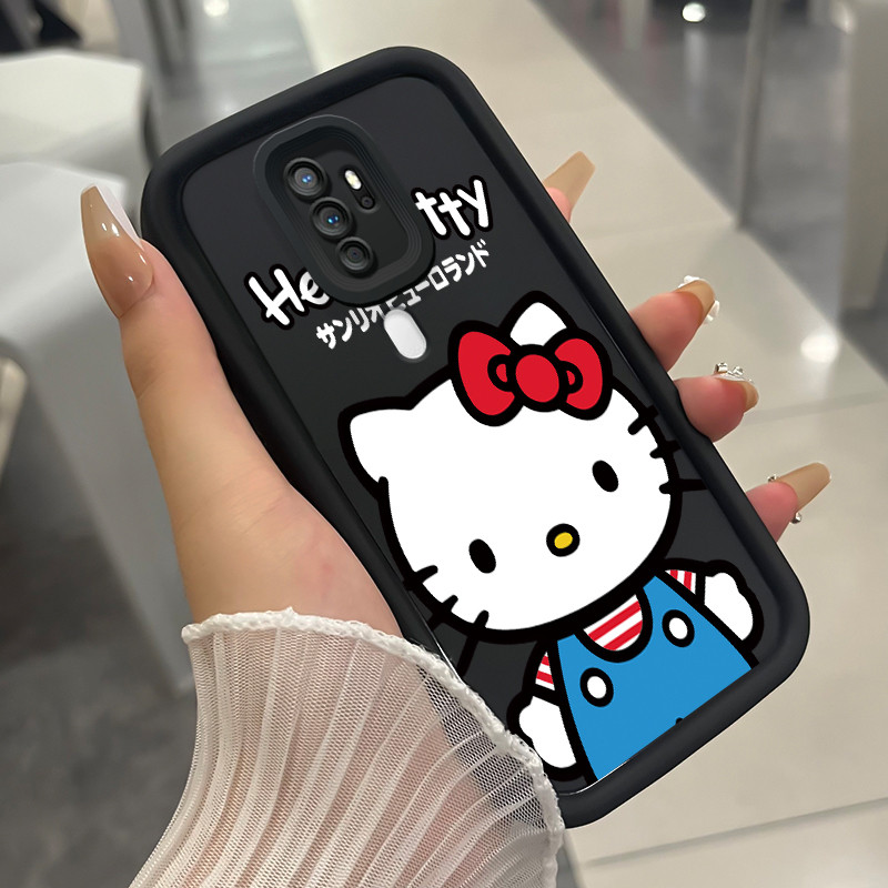 เคสสำหรับ OPPO A5 2020 A9 2020 เคสโทรศัพท์แมวสามสีซิลิโคนกันกระแทก