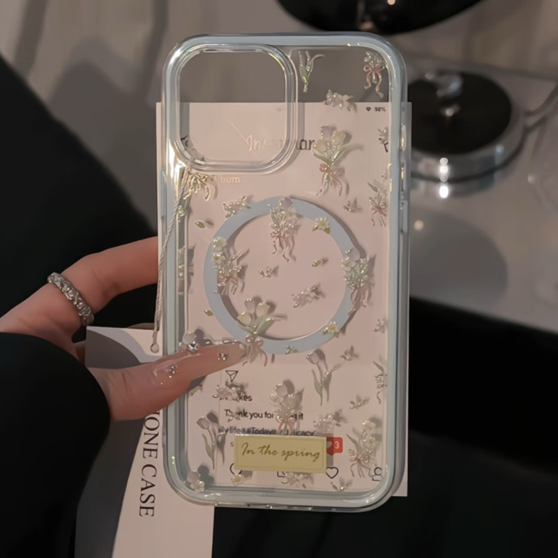 สาวดอกไม้โปร่งใสกรณี Hp OPPO A6t A6t A6t Reno 15F A6X A6 Pro A3X A3 Pro A9 2020 A98 5G A78 12F 13F A