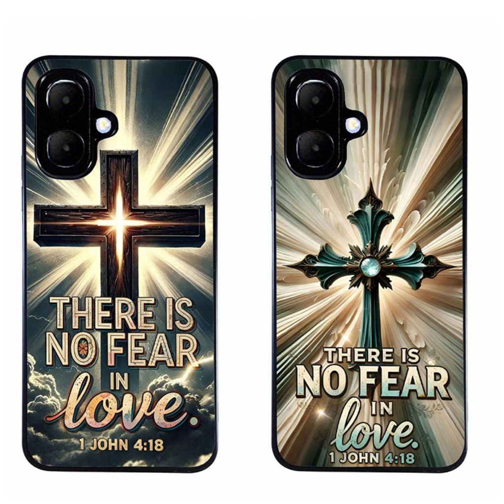 เคสโทรศัพท์สําหรับ Infinix Smart 10 Bible verse 1 John 4 18 ความงามการป้องกันสีดํา