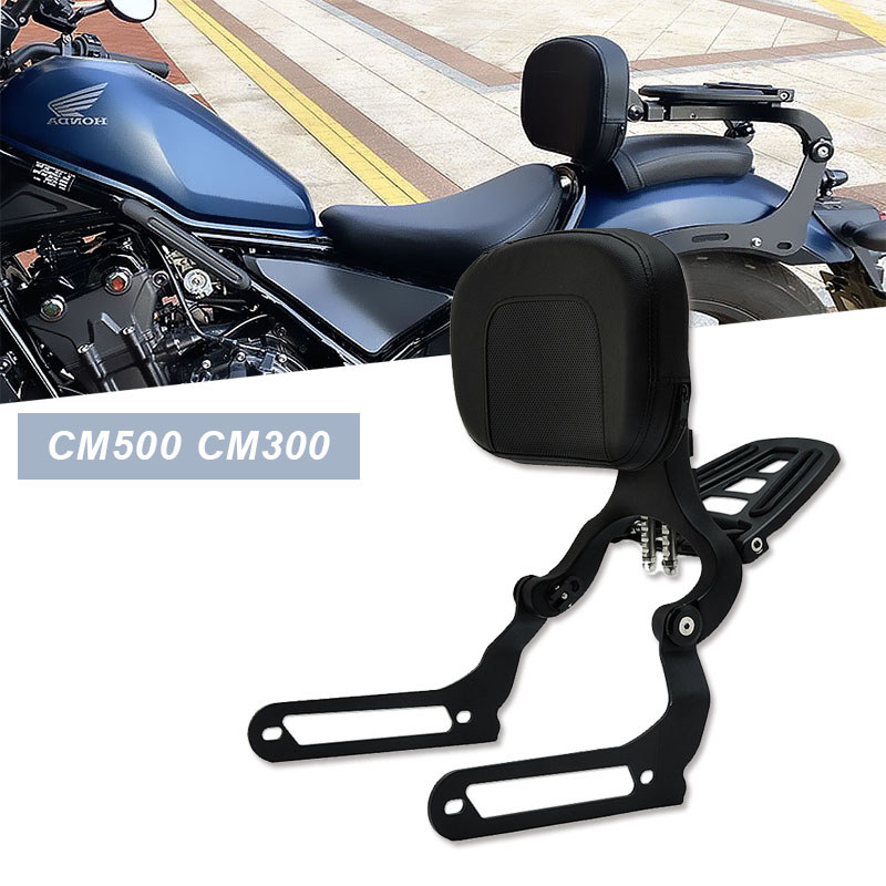 Rebel300 Rebel500 สําหรับ Honda Rebel CM500 CMX500 CMX300 2017-2021 ที่นั่งด้านหลังกระเป๋าเดินทาง Ra