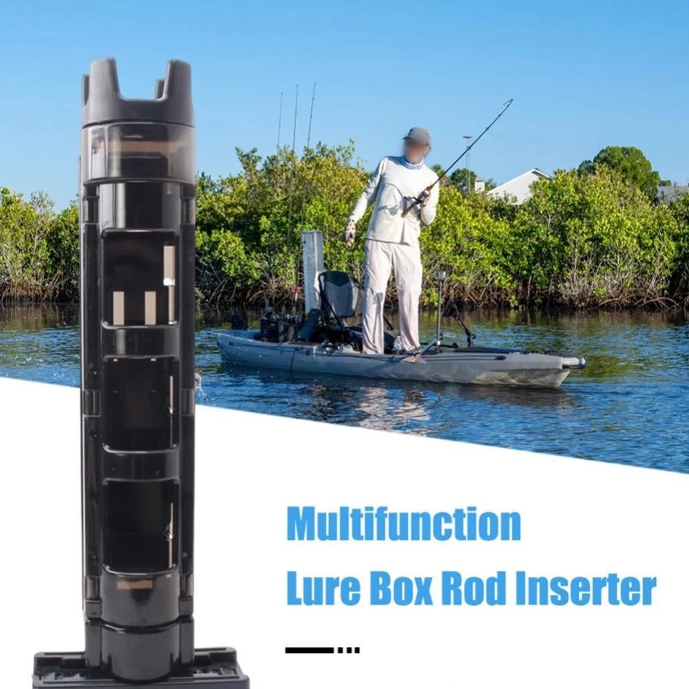 กล่องตกปลาระบบทั้งหมดพร้อมแท่นจัดเก็บเสาสำหรับก้านอุปกรณ์เสริม - รูปที่ 2