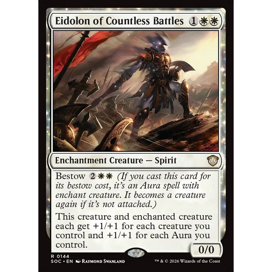Eidolon of Countless Battles การ์ด Magic the Gathering [MTG] ของแท้