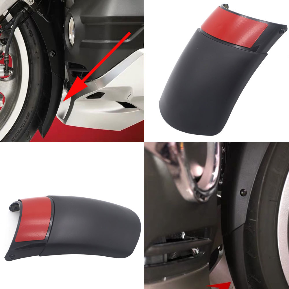 สําหรับ HONDA GL1800 Goldwing 2018 2019 ด้านหน้า Fender Extension สีดําใหม่