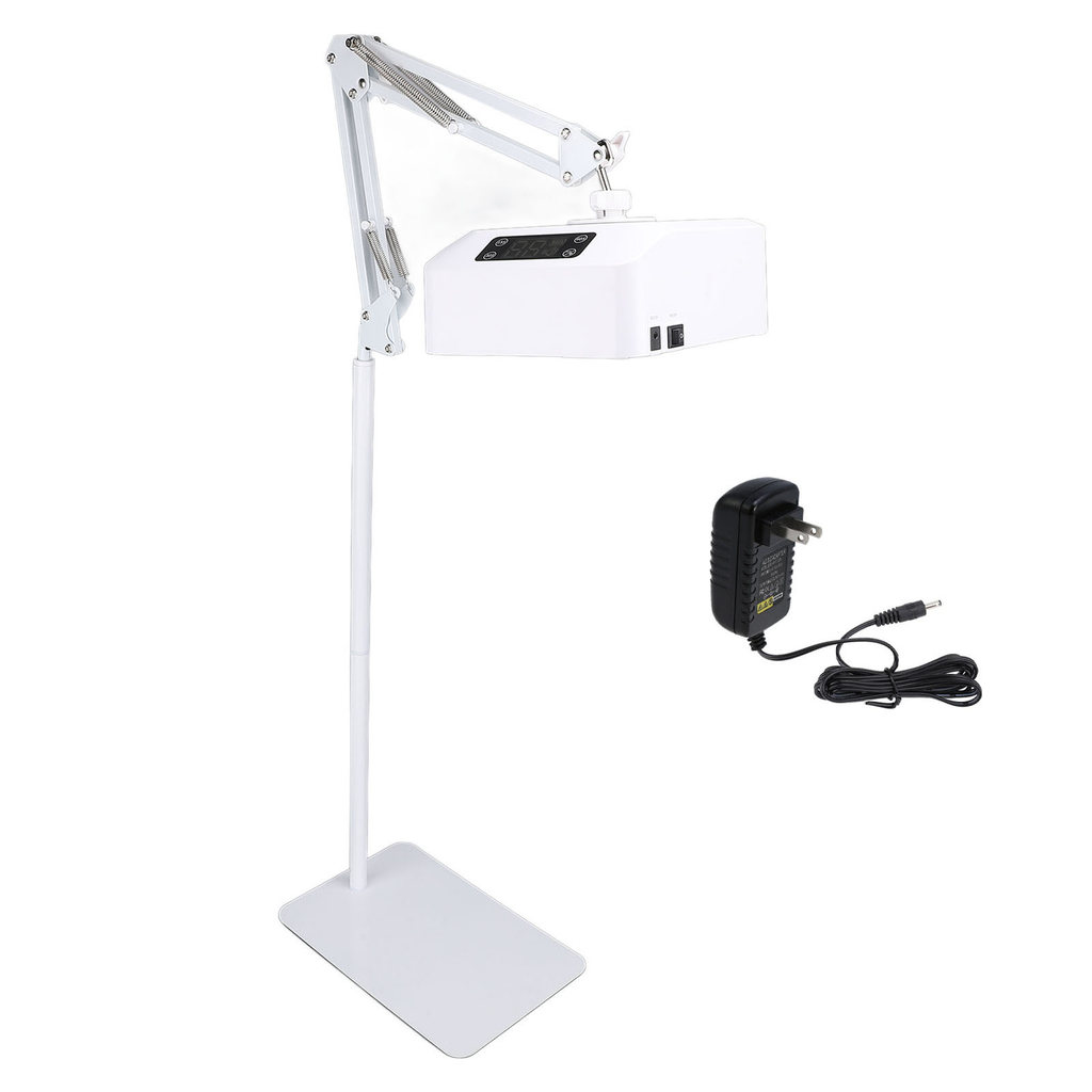 UV LED โคมไฟเล็บ 48W 365nm 395nm 39LEDs หมุนเครื่องเป่า Pedicure เครื่องมือจับเวลา PPCO